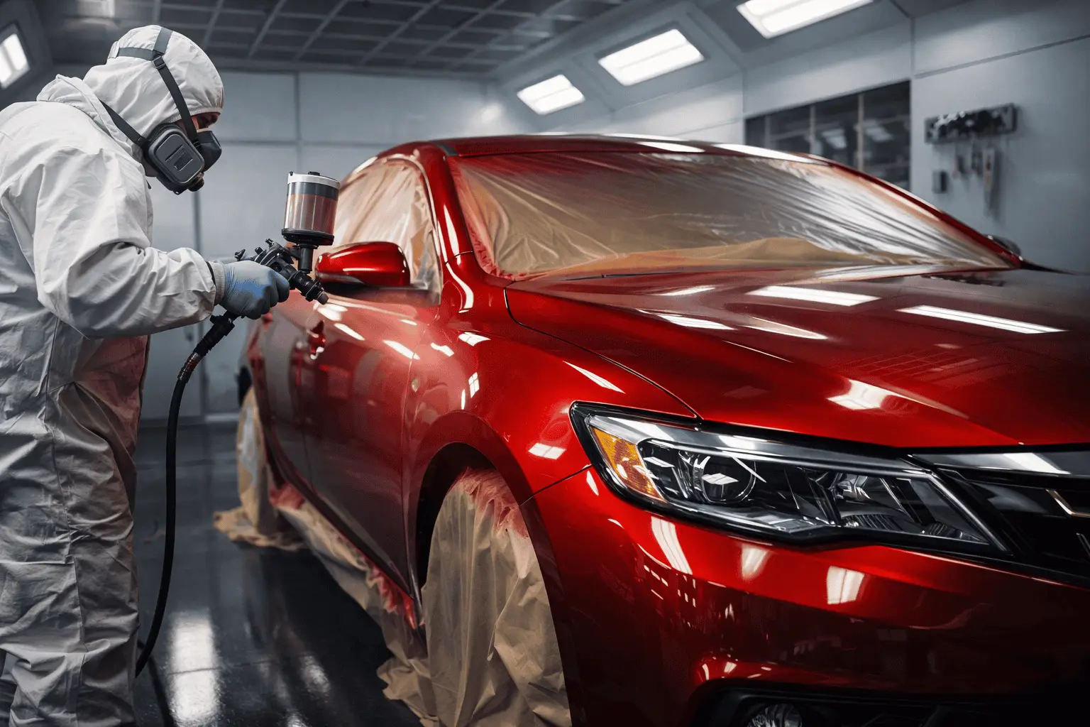 Automotive-paint-booth-flawless-high-gloss-car-paint-precision-color-matching-premium-auto-paint-shop-cinematic-lighting-ultra-realistic-commercial-photography