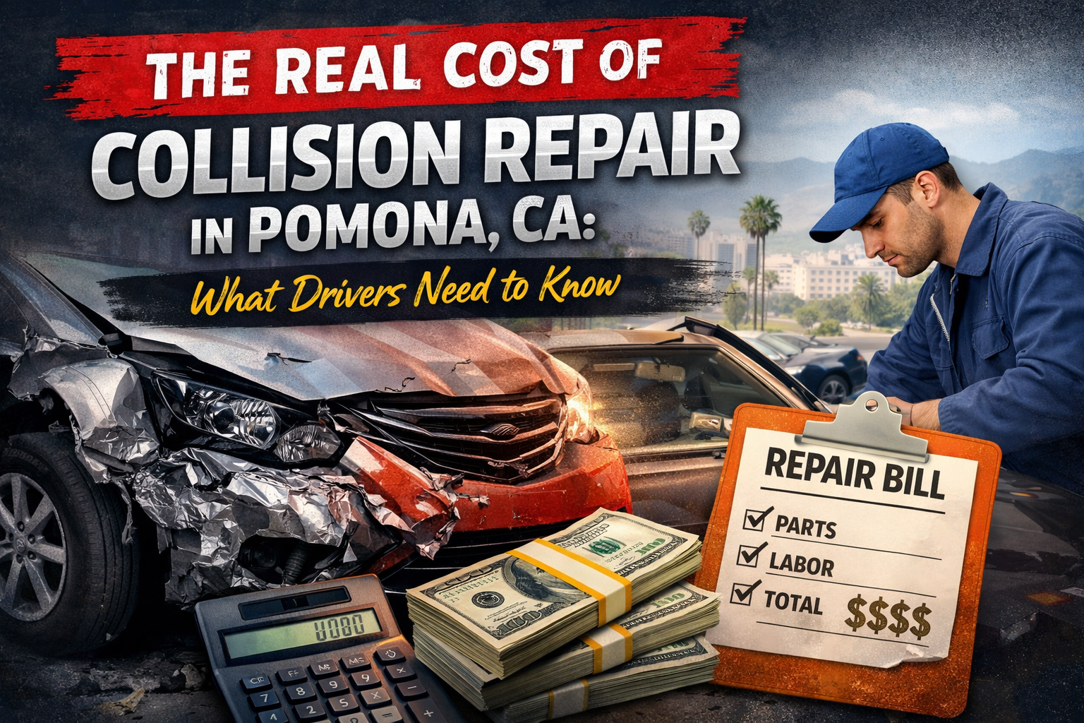 The Real Cost of Collision Repair in Pomona, CA - What Drivers Need to Know